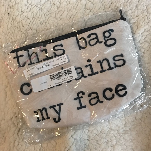 Slogan Print Cosmetic Bag - Picture 7 of 8